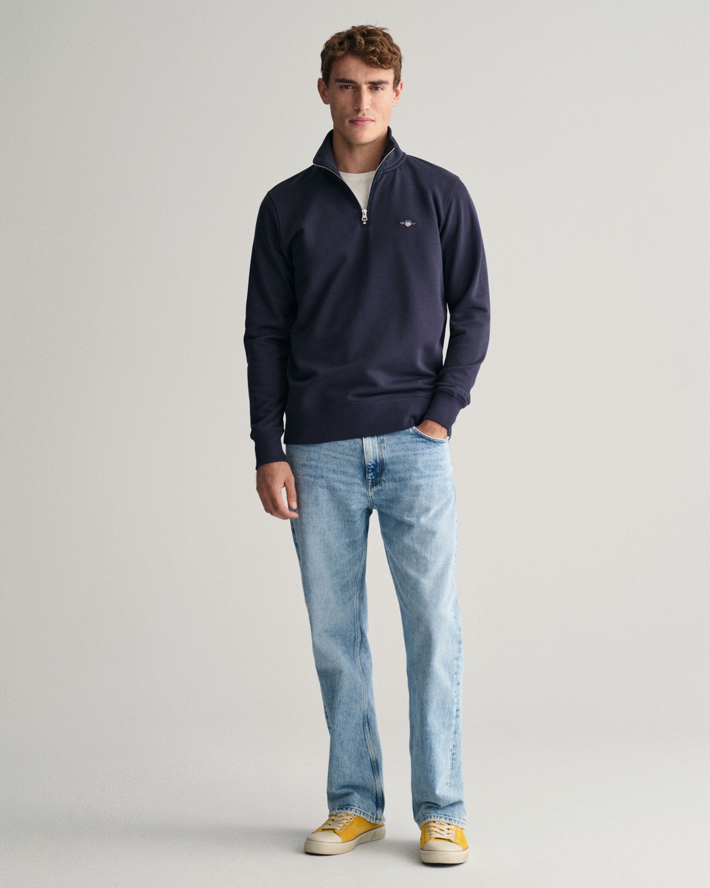 GANT SHIELD 1/2 ZIP SWEAT