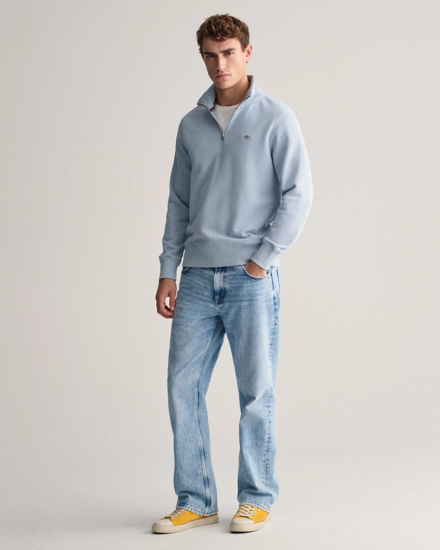 GANT REGULAR FIT SHIELD HALF ZIP SWEAT