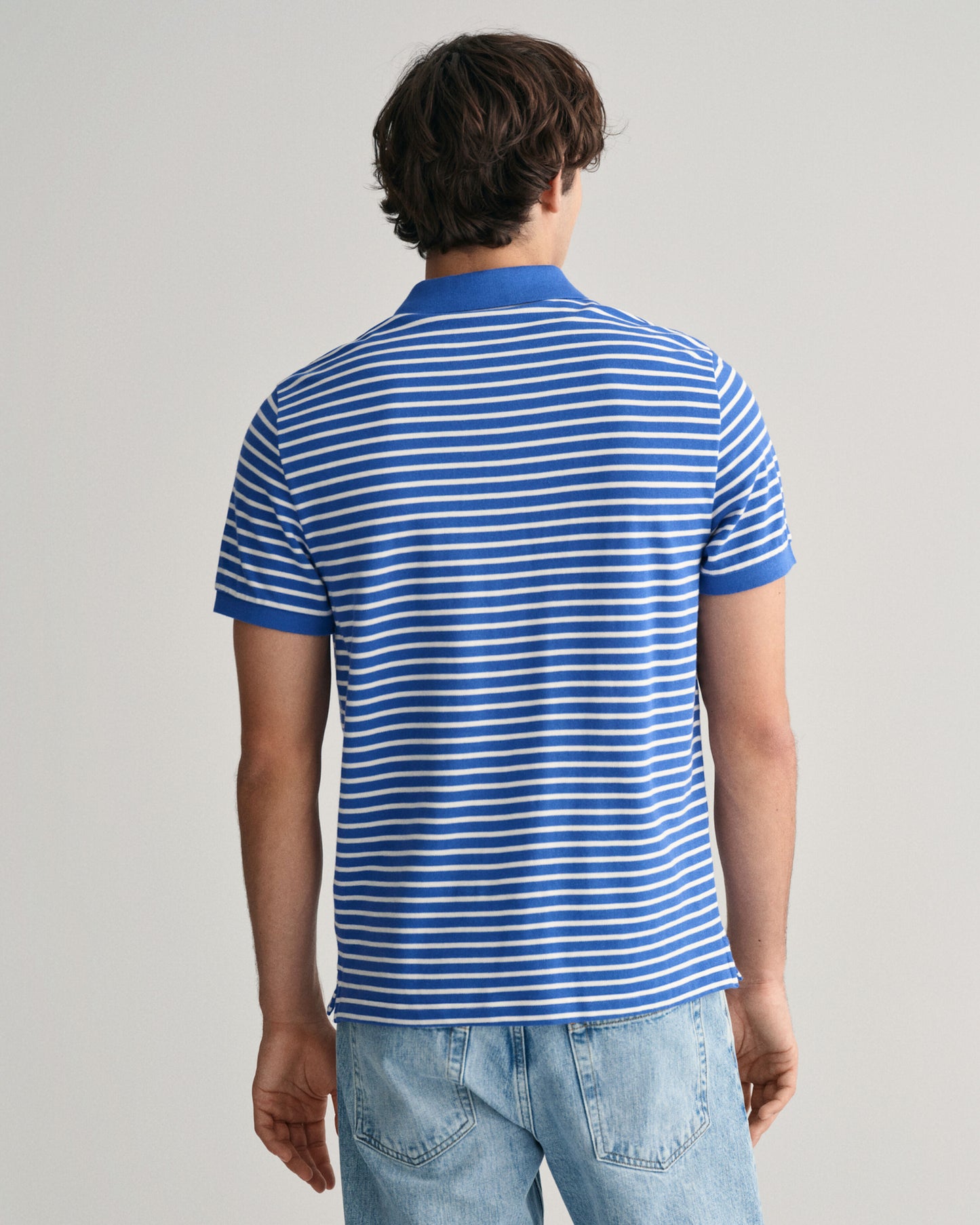 GANT STRIPED PIQUE POLO