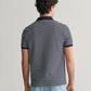 GANT STRIPED SS PIQUE POLO