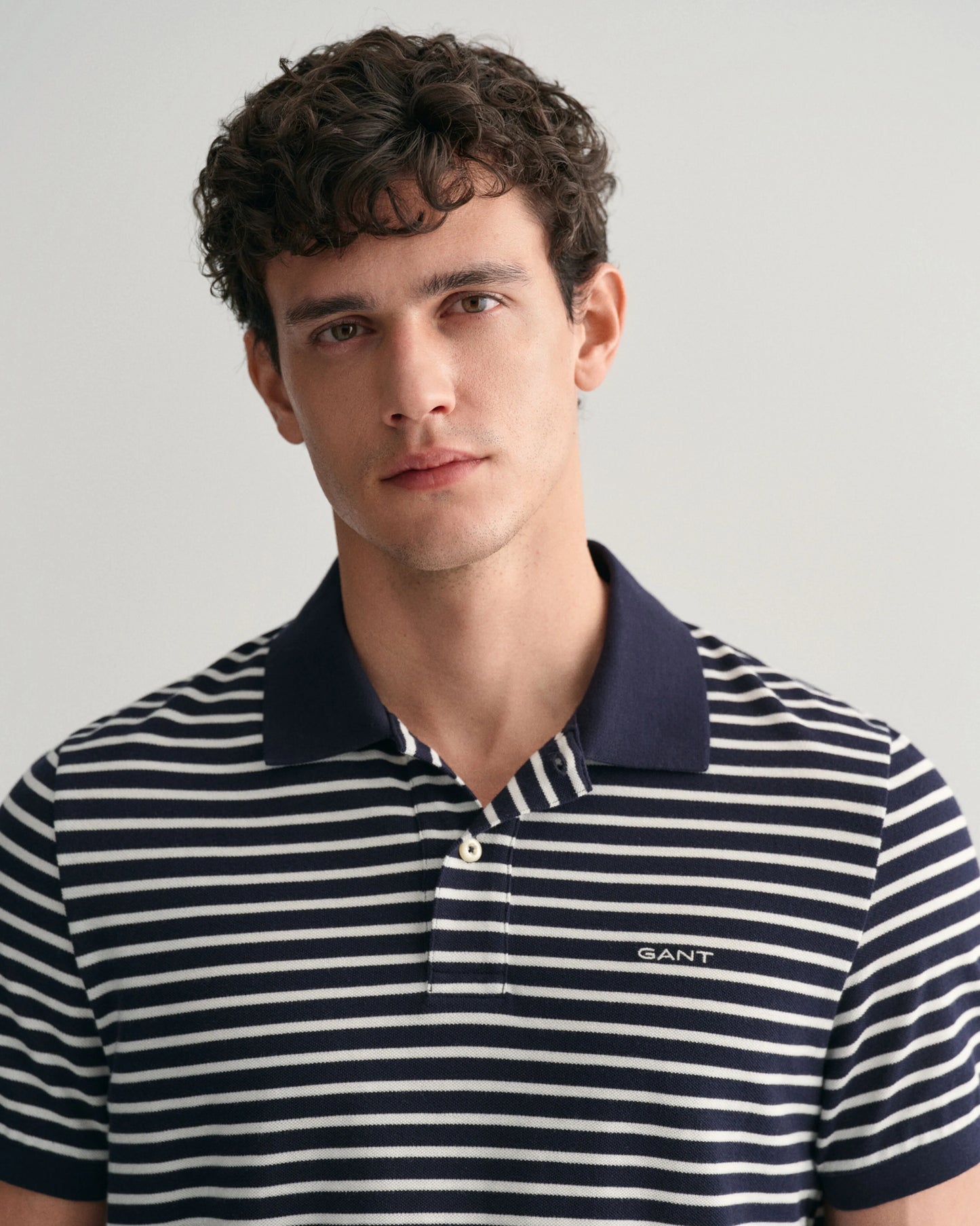 GANT STRIPED SS PIQUE POLO