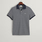 GANT STRIPED SS PIQUE POLO