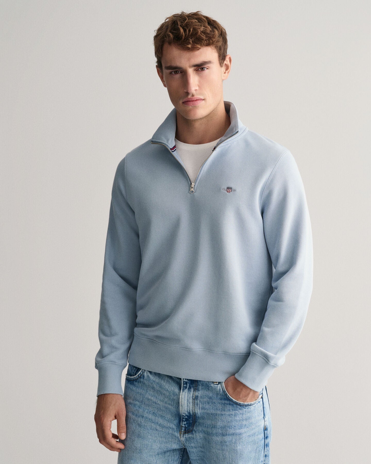 GANT REGULAR FIT SHIELD HALF ZIP SWEAT