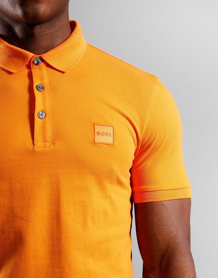 Orange boss best sale polo